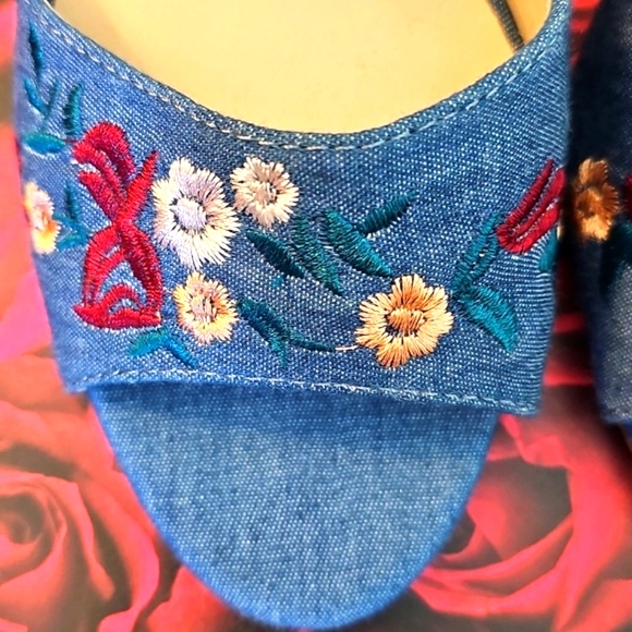 Denim  Sandals - Picture 3 of 15